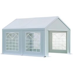 Cort industrial cu ferestre decorative Tent Service PE Classic 3x4 (White) Thumb
