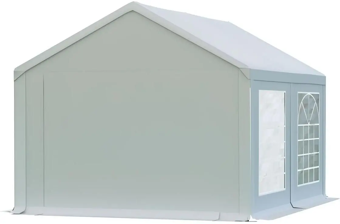 Cort industrial cu ferestre decorative Tent Service PE Classic 3x4 (White)