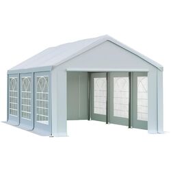 Cort industrial cu ferestre decorative Tent Service PE Classic 3x6 (White) Thumb