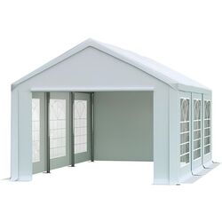 Cort industrial cu ferestre decorative Tent Service PE Classic 3x6 (White)