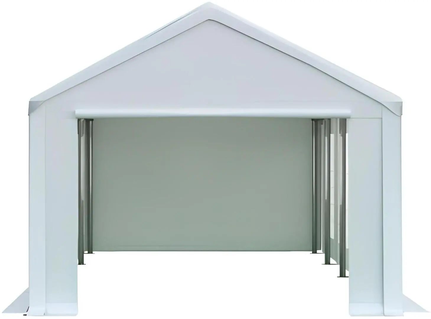 Cort industrial cu ferestre decorative Tent Service PE Classic 4x6 (White)