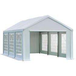 Cort industrial cu ferestre decorative Tent Service PE Classic 4x6 (White) Thumb