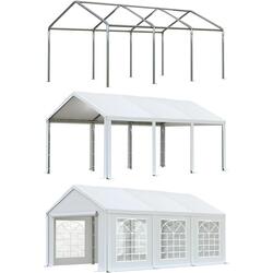 Cort industrial cu ferestre decorative Tent Service PE Classic 4x6 (White) Thumb