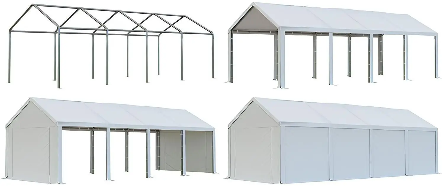 Cort industrial Tent Service PE Classic 4x8 (White)