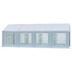 Cort industrial cu ferestre decorative Tent Service PE Classic 4x8 (White) Thumb