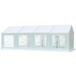 Cort industrial cu ferestre decorative Tent Service PE Classic 4x8 (White) Thumb