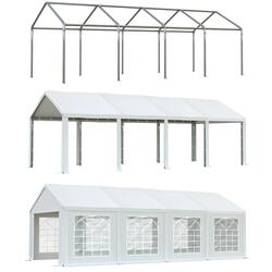 Cort industrial cu ferestre decorative Tent Service PE Classic 4x8 (White) Thumb