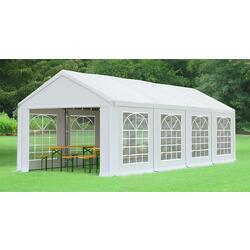 Cort industrial cu ferestre decorative Tent Service PE Classic 4x8 (White) Thumb
