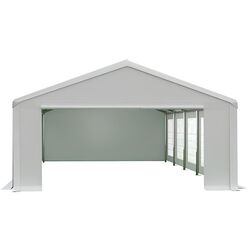 Cort industrial cu ferestre decorative Tent Service PE Classic 5x10 (White) Thumb