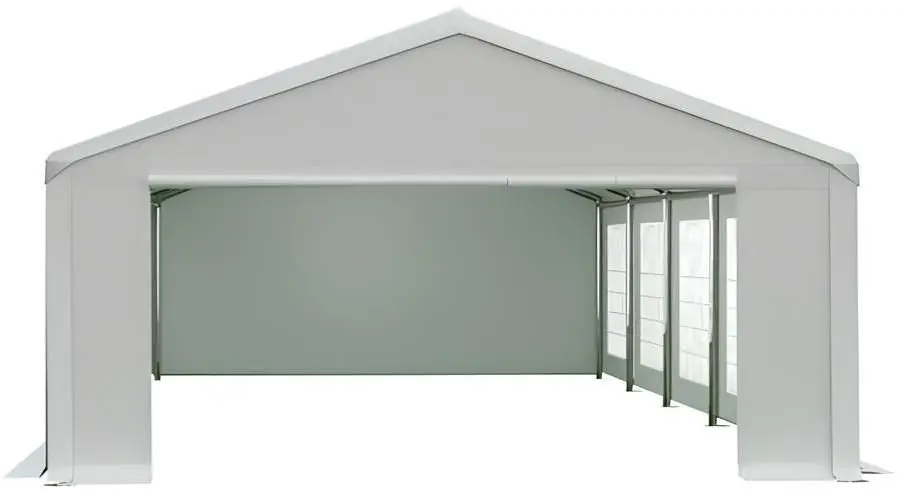 Cort industrial cu ferestre decorative Tent Service PE Classic 5x10 (White)