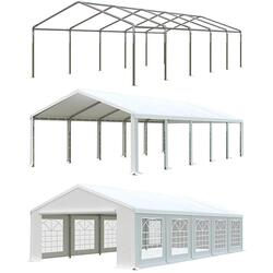 Cort industrial cu ferestre decorative Tent Service PE Classic 5x10 (White) Thumb