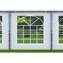 Cort industrial cu ferestre decorative Tent Service PE Classic 5x10 (White) Thumb