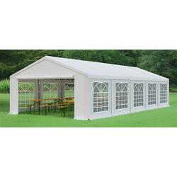 Cort industrial cu ferestre decorative Tent Service PE Classic 5x10 (White) Thumb