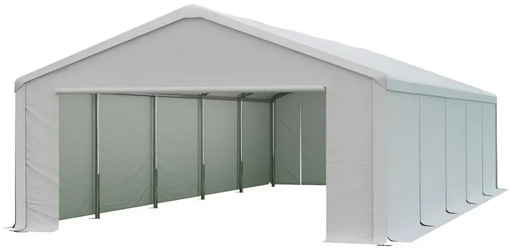 Cort industrial cu ferestre decorative Tent Service PE Classic 5x10 (White)