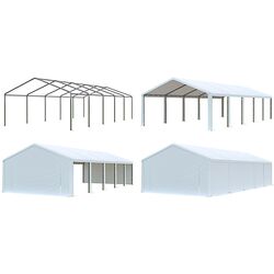 Cort industrial cu ferestre decorative Tent Service PE Classic 5x10 (White) Thumb