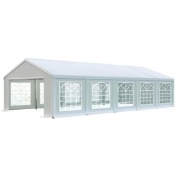 Cort industrial cu ferestre decorative Tent Service PE Classic 5x10 (White)