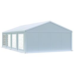 Cort industrial cu ferestre decorative Tent Service PE Classic 5x8 (White) Thumb