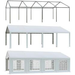 Cort industrial cu ferestre decorative Tent Service PE Classic 5x8 (White) Thumb