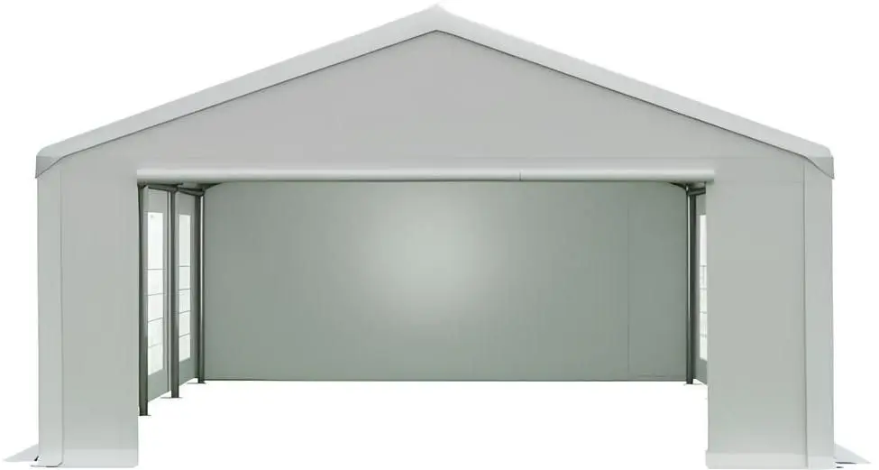 Cort industrial cu ferestre decorative Tent Service PE Classic 5x8 (White)