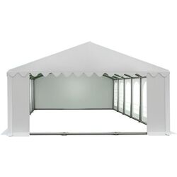 Cort industrial cu ferestre decorative Tent Service Premium 6x12 (White) Thumb