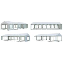 Cort industrial cu ferestre decorative Tent Service Premium 6x12 (White) Thumb