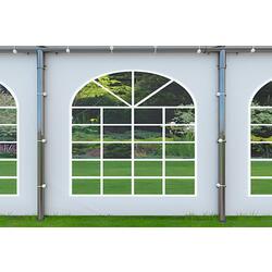 Cort industrial cu ferestre decorative Tent Service Premium 6x12 (White) Thumb