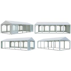 Cort industrial cu ferestre decorative Tent Service Professional 5x10 (Grey) Thumb