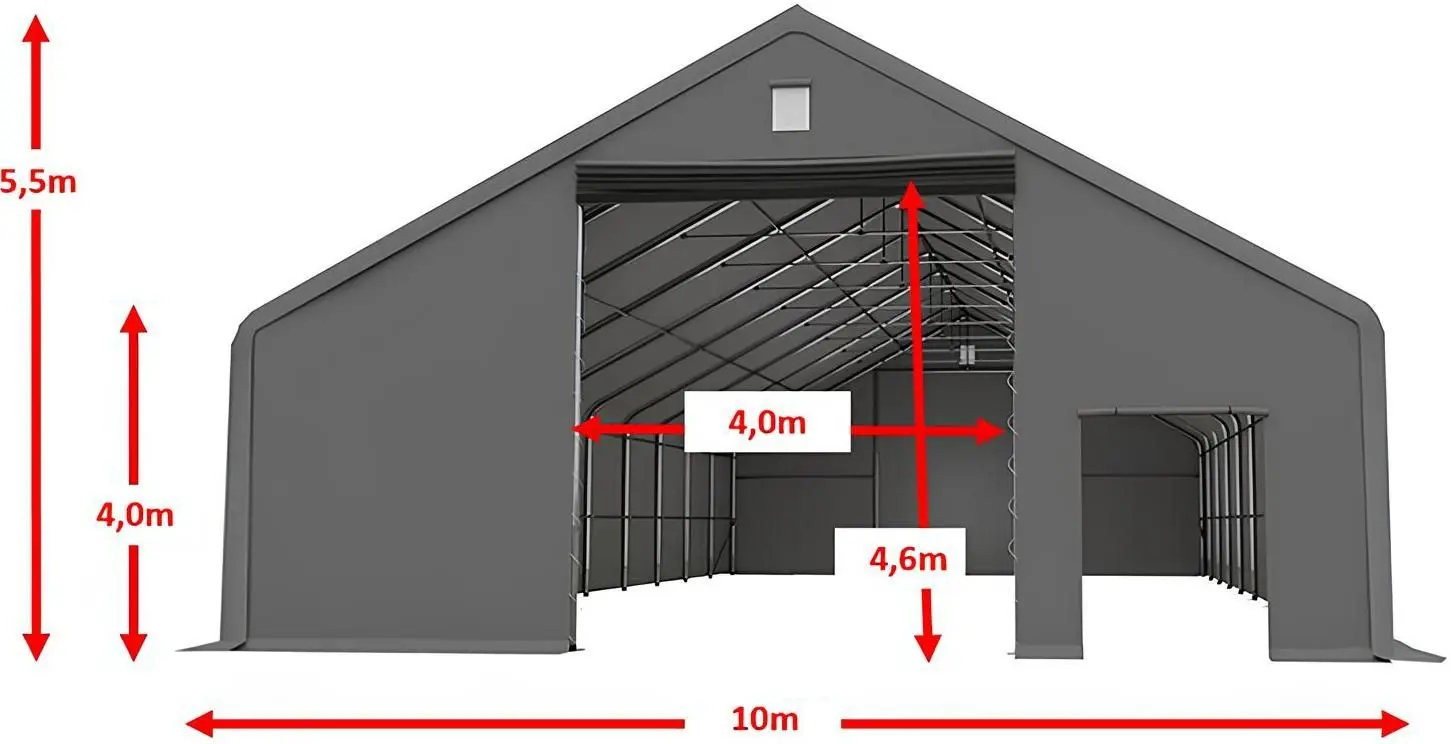 Cort industrial Tent Service Tytan 10x20 (Grey)