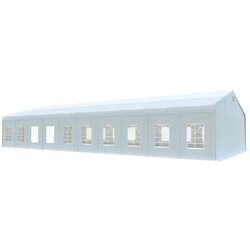 Cort industrial cu ferestre decorative Tent Service Tytan 10x20 (White) Thumb