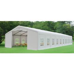 Cort industrial cu ferestre decorative Tent Service Tytan 10x20 (White) Thumb