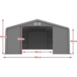 Cort industrial Tent Service Wiking 8x12 (Grey) Thumb