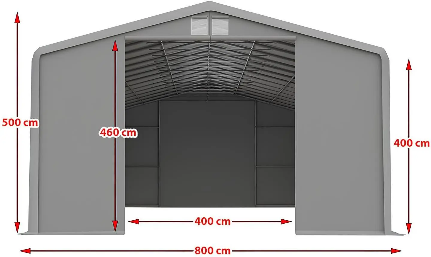 Cort industrial Tent Service Wiking 8x20 (Grey)