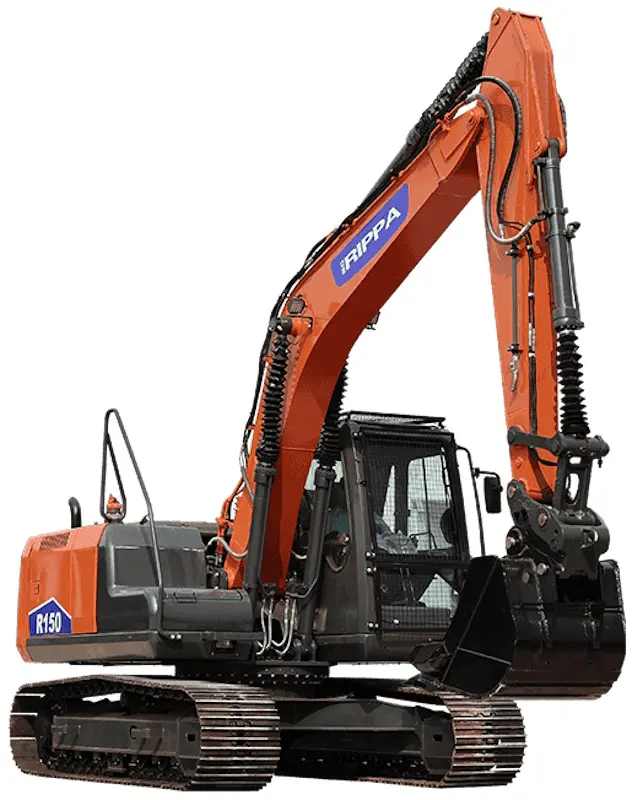 Большой экскаватор Rippa R150 (Black/Orange)