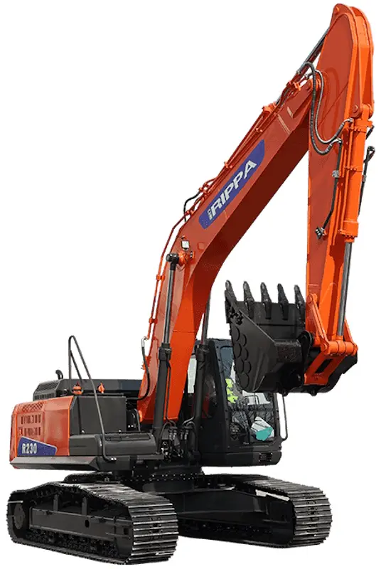 Excavator mare Rippa R230 (Black/Orange)