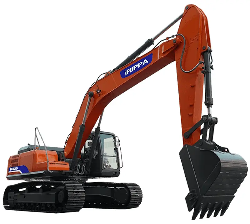 Excavator mare Rippa R320 (Black/Orange)