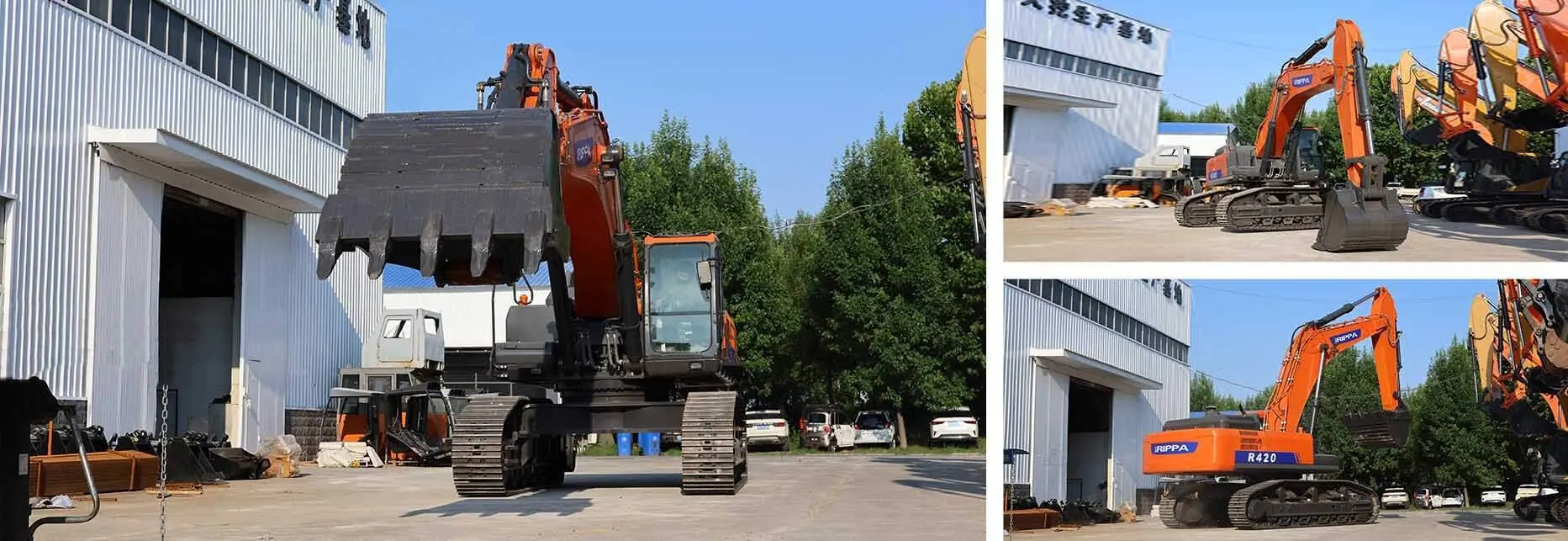 Excavator mare Rippa R420 (Black/Orange)