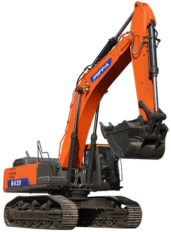 Excavator mare Rippa R420 (Black/Orange)