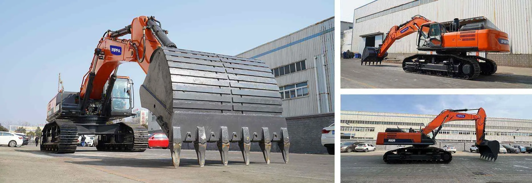 Excavator mare Rippa R520 (Black/Orange)