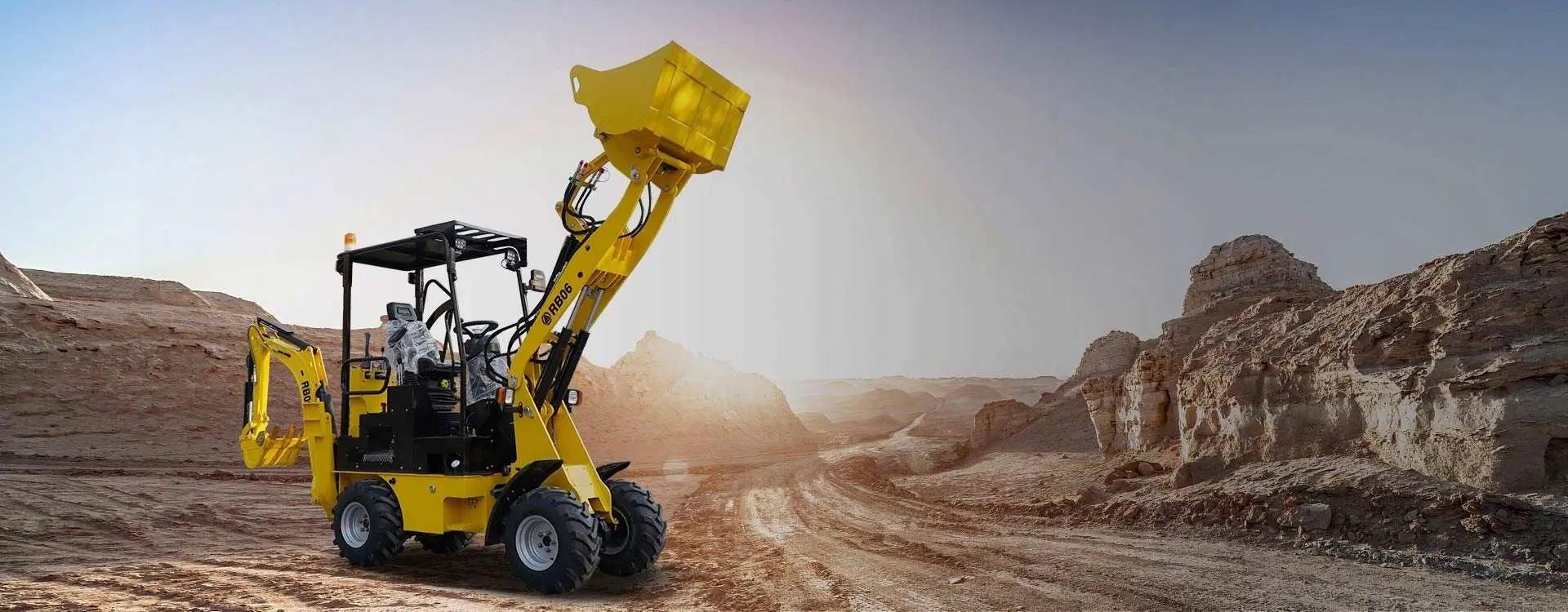 Buldoexcavator Rippa RB06 (Yellow)