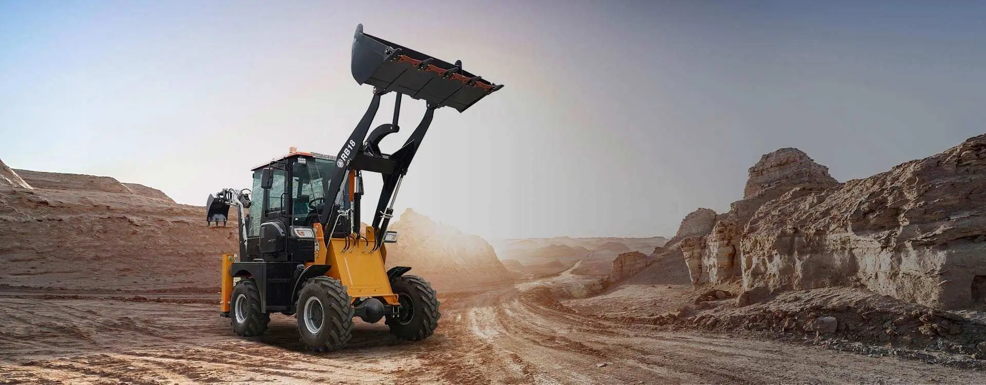 Buldoexcavator Rippa RB18 (Yellow)