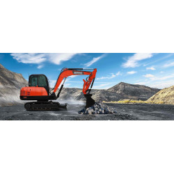 Excavator Rippa R60 (Black/Red) Thumb