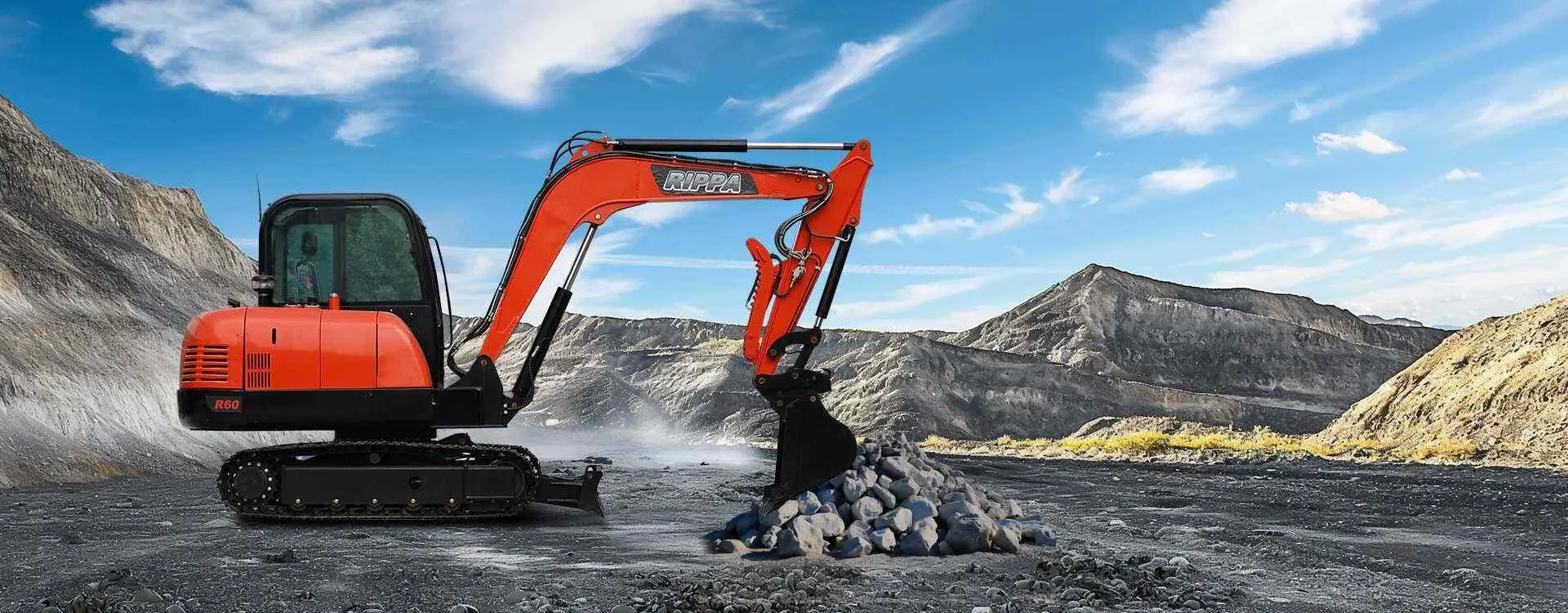 Excavator Rippa R60 (Black/Red)