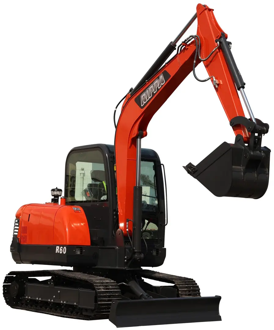 Excavator Rippa R60 (Black/Red)