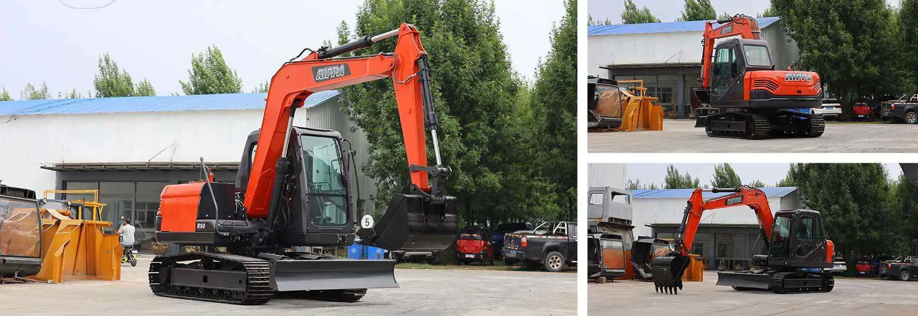 Excavator Rippa R90 (Black/Red)
