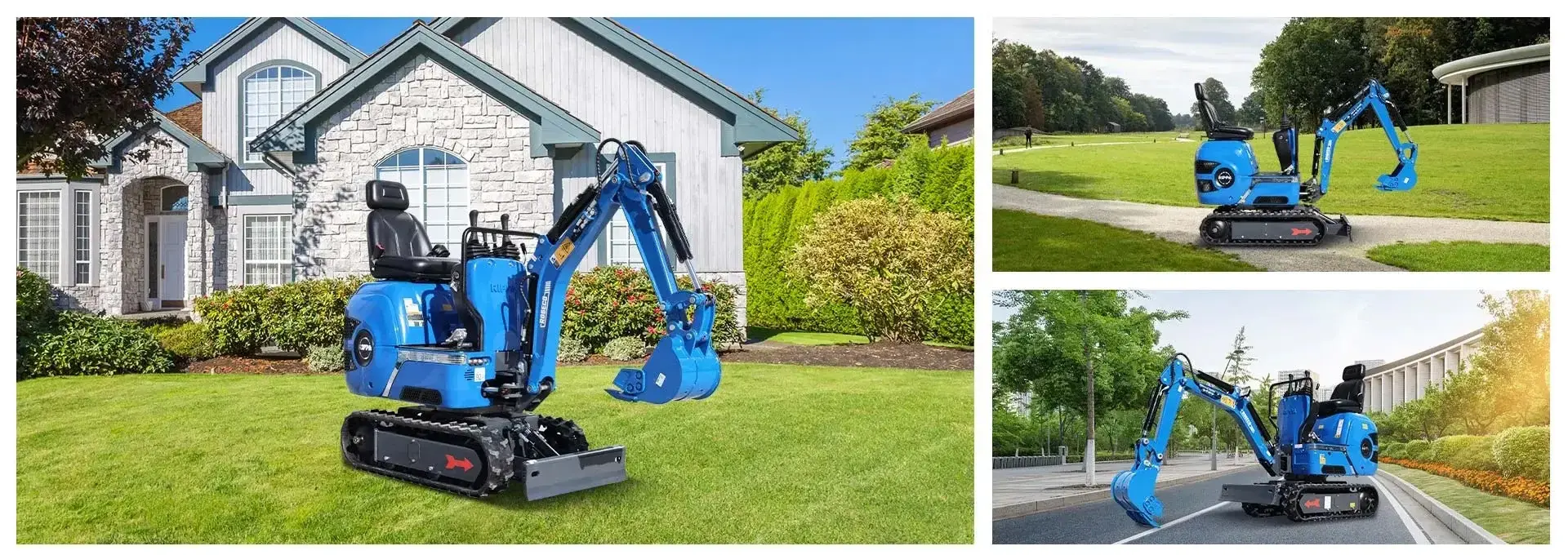 Mini excavator Rippa R06 Eco (Blue)