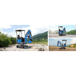 Mini excavator Rippa R10 Eco (Blue) Thumb