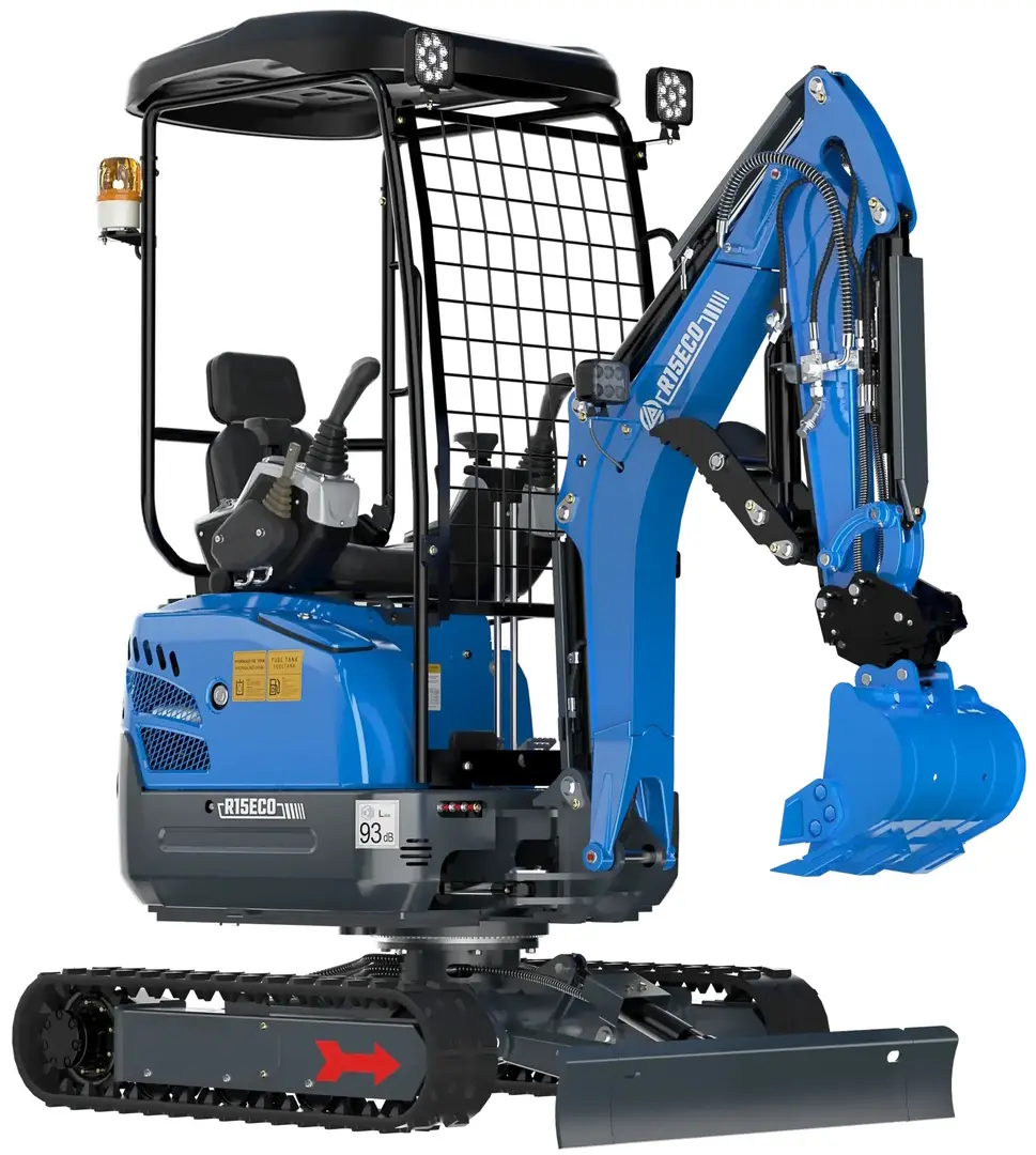 Mini excavator Rippa R15 Eco (Blue)