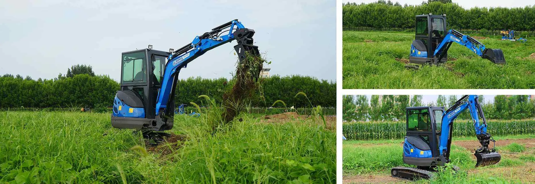 Mini excavator Rippa R22 Pro (Blue)