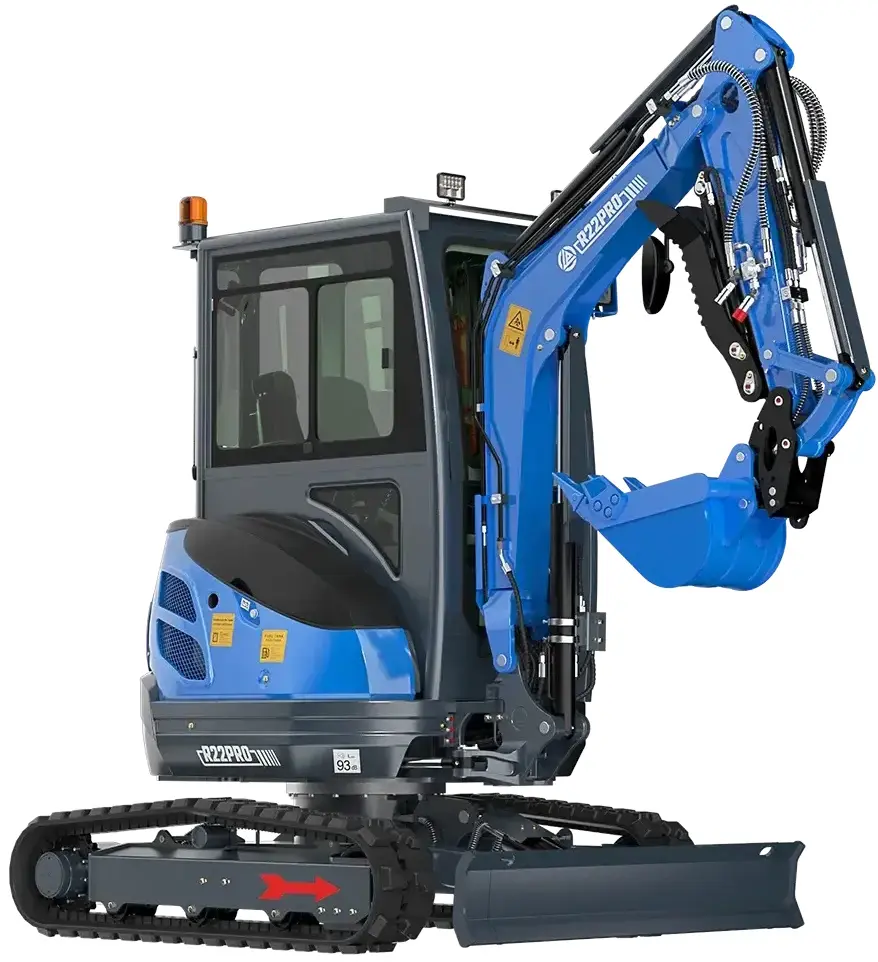 Mini excavator Rippa R22 Pro (Blue)
