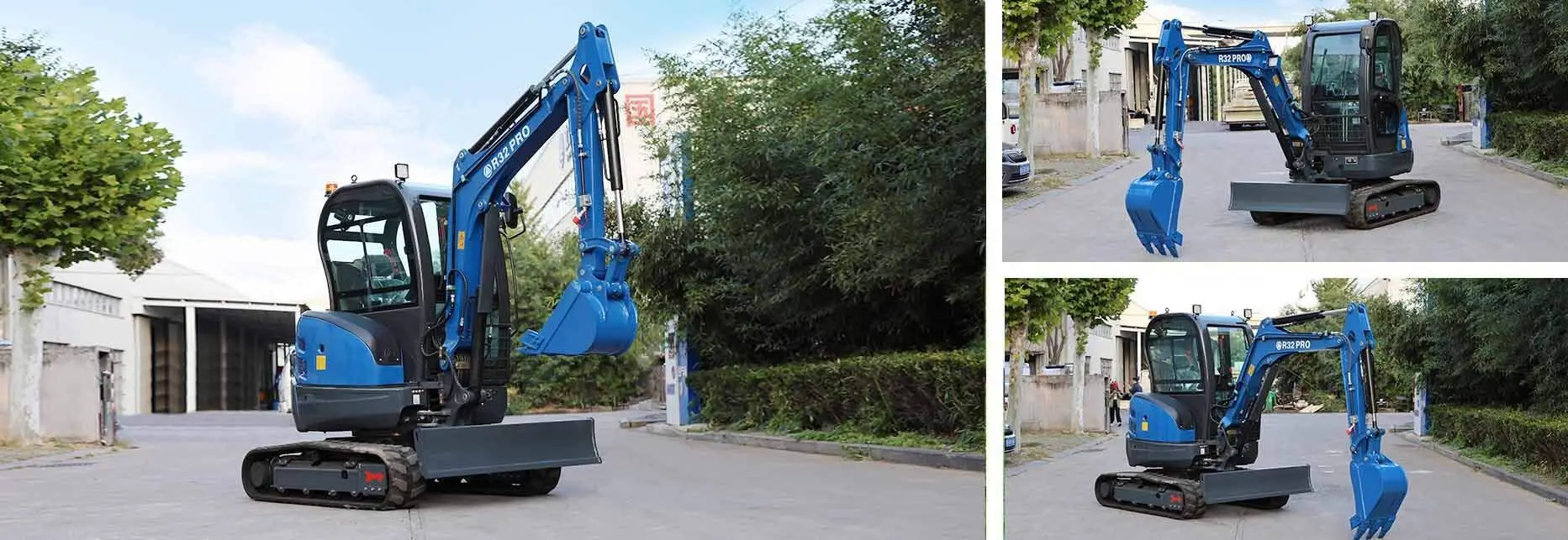 Mini excavator Rippa R32 Pro (Blue)